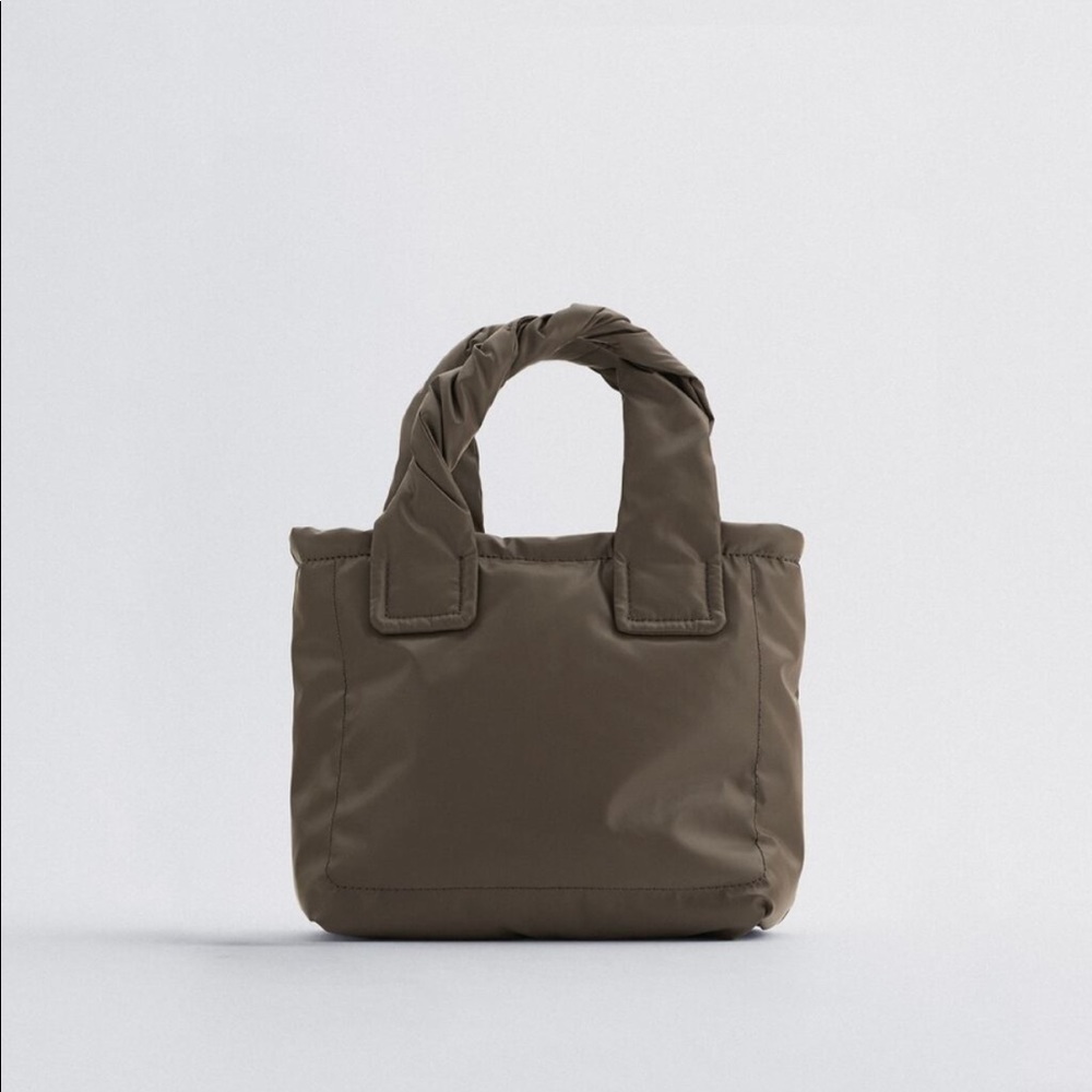 Zara mini quilted tote bag crossbody